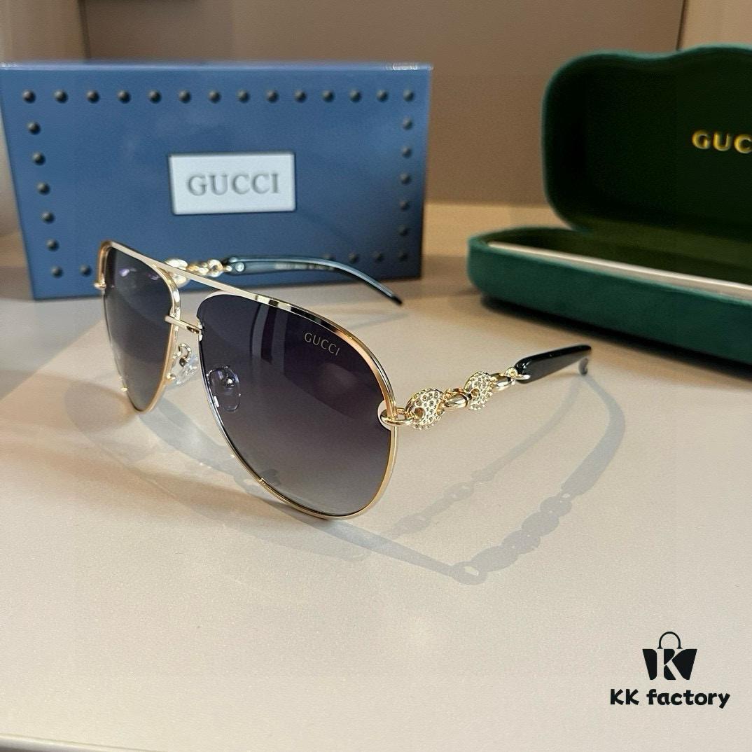 6931ab94ccd8ab3d7af9fed4 Gucci Heavyweight New Arrival Women's Sunglasses, Large Frame 3D Design for Face Contour Enhancement, Retro and Elegant