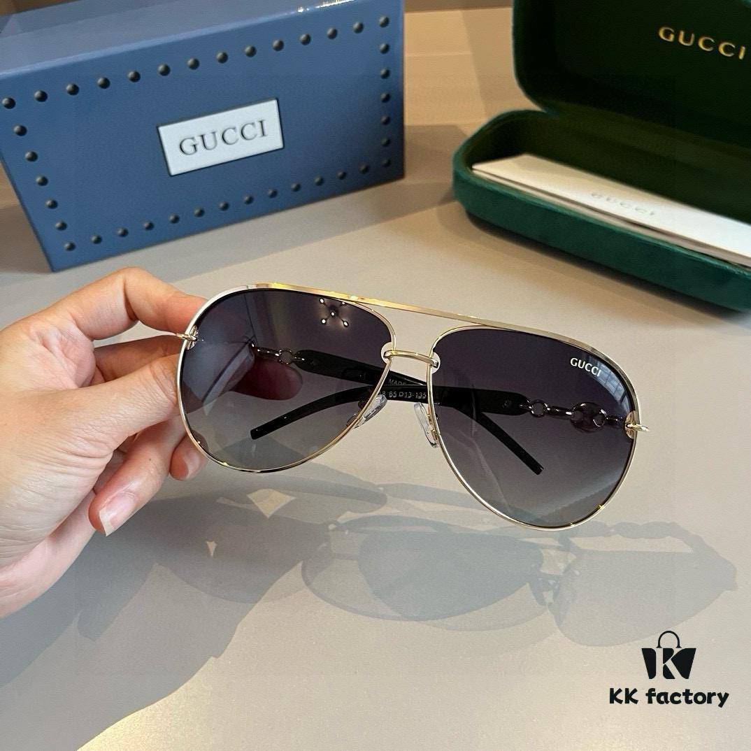 6931ab94ccd8ab3d7af9fed6 Gucci Heavyweight New Arrival Women's Sunglasses, Large Frame 3D Design for Face Contour Enhancement, Retro and Elegant