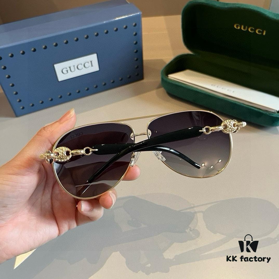 6931ab94ccd8ab3d7af9fed8 Gucci Heavyweight New Arrival Women's Sunglasses, Large Frame 3D Design for Face Contour Enhancement, Retro and Elegant
