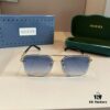 6931ab98ccd8ab3d7af9ff11 Gucci New Arrival Unisex Sunglasses 🕶️, Fashionable Metal Single-Bridge Aviator Style