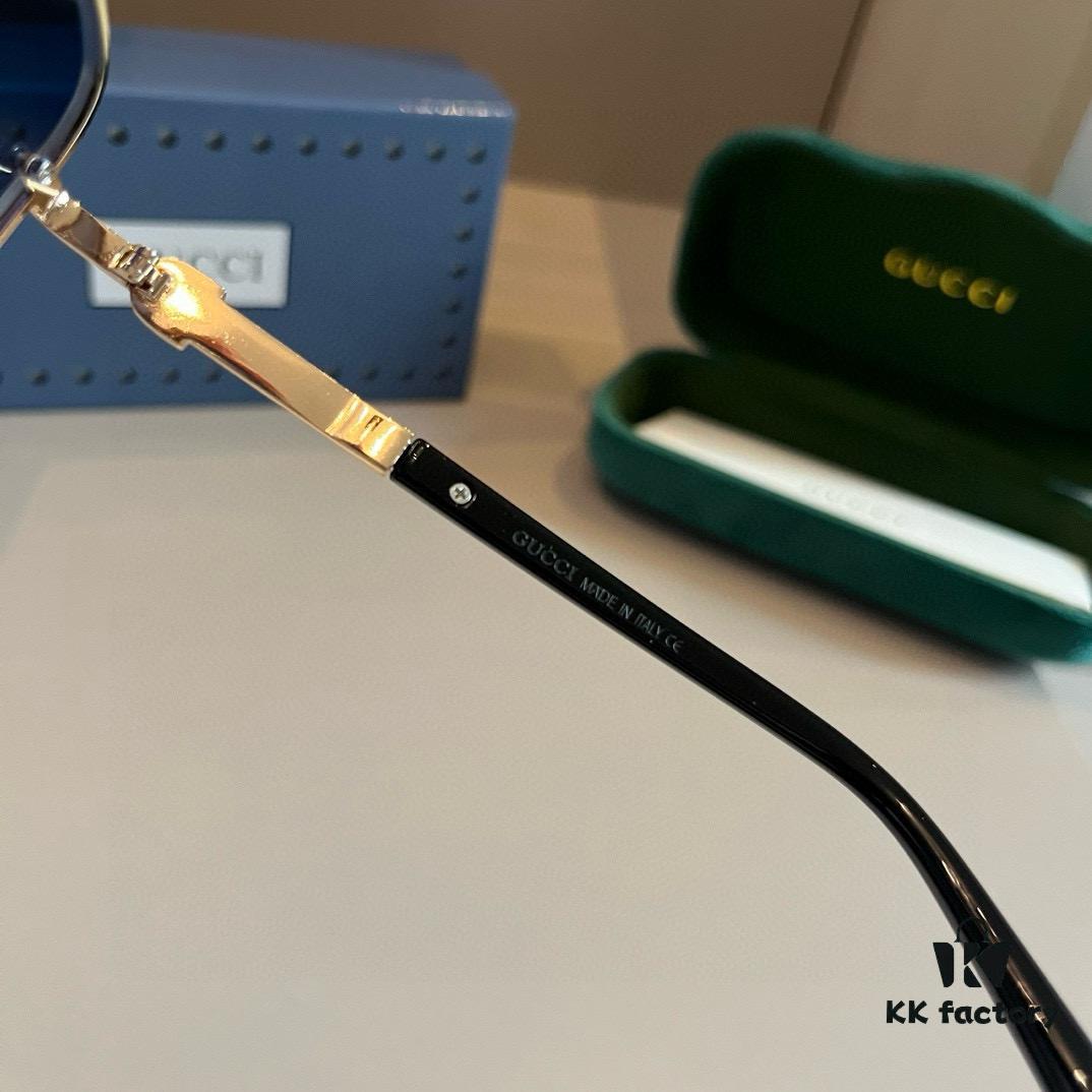 6931ab98ccd8ab3d7af9ff17 Gucci New Arrival Unisex Sunglasses 🕶️, Fashionable Metal Single-Bridge Aviator Style