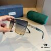 Gucci Masterpiece Polarized Sunglasses, High-End Fashionable Unisex Oversized Slimming Sunglasses, High-Quality Driving Shades