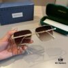 6931ab9cccd8ab3d7af9ff4d Gucci New Arrival Unisex Sunglasses 🕶️, Fashionable Metal Single-Bridge Aviator Style