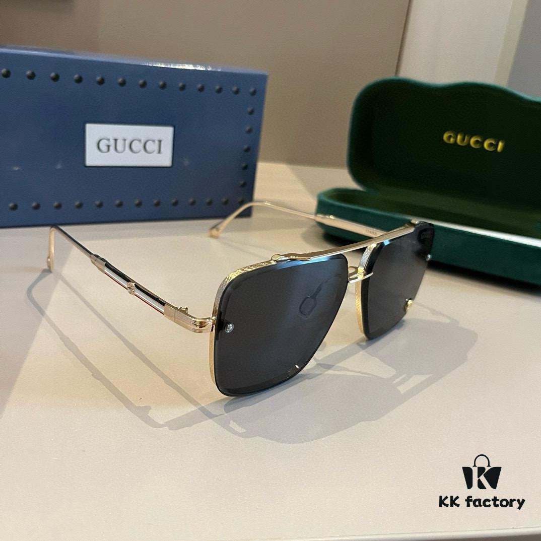 6931ab9cccd8ab3d7af9ff51 Gucci New Arrival Unisex Sunglasses 🕶️, Classic Metal Single-Bridge Aviator Style