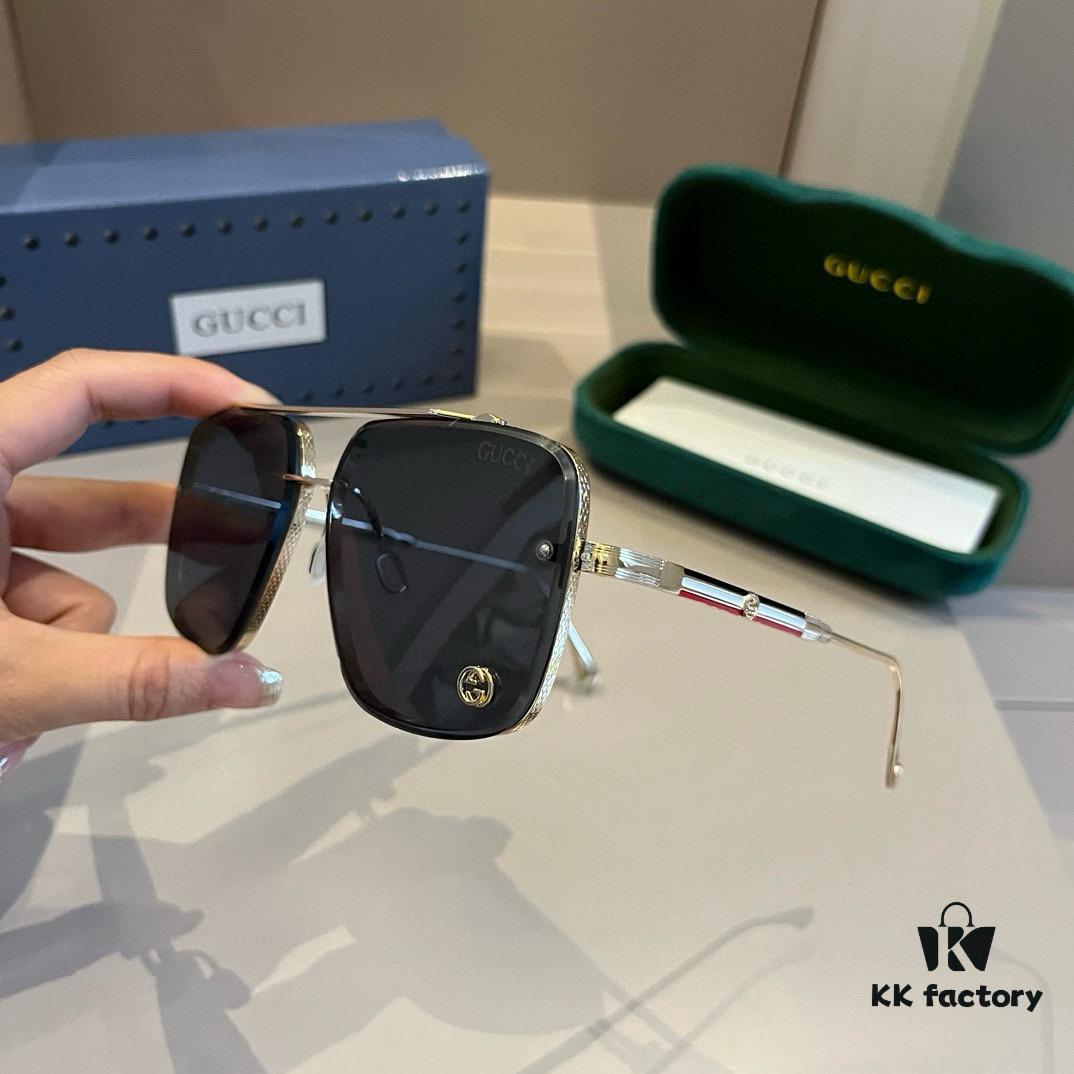 6931ab9cccd8ab3d7af9ff54 Gucci New Arrival Unisex Sunglasses 🕶️, Classic Metal Single-Bridge Aviator Style