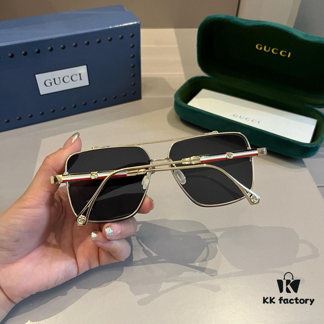 6931ab9cccd8ab3d7af9ff58 Gucci New Arrival Unisex Sunglasses 🕶️, Classic Metal Single-Bridge Aviator Style