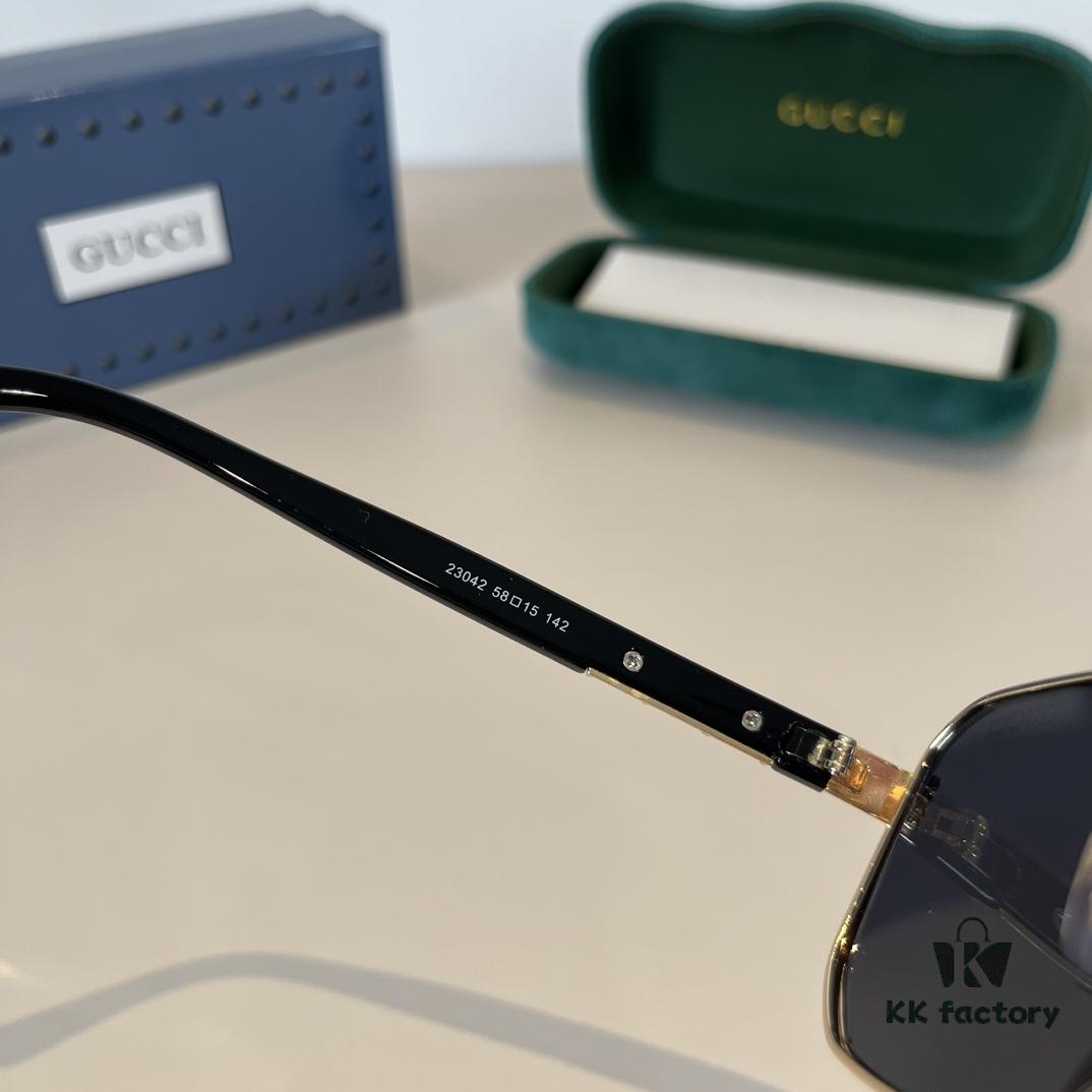 6931ab9eccd8ab3d7af9ff77 Gucci New Arrival Unisex Sunglasses 🕶️, Fashionable Metal Single-Bridge Aviator Style