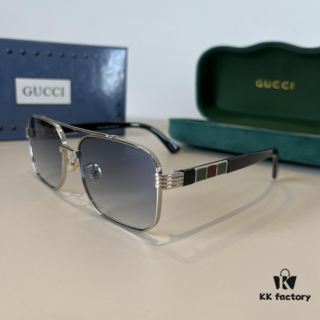 6931ab9fccd8ab3d7af9ff7b Gucci New Arrival Sunglasses 🕶️ Unisex Classic Metal Single-Bridge Aviator Style