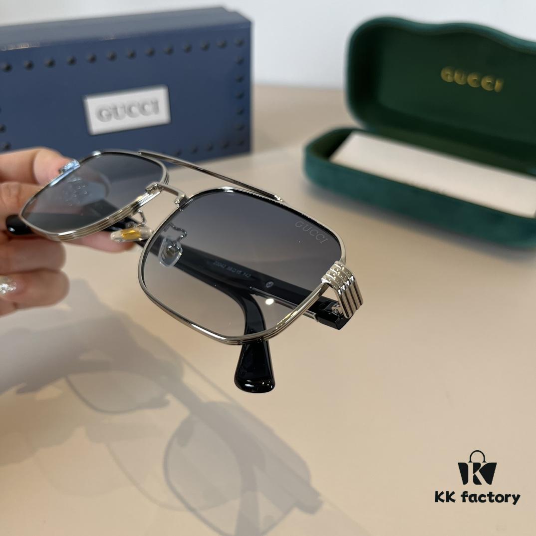6931ab9fccd8ab3d7af9ff7d Gucci New Arrival Sunglasses 🕶️ Unisex Classic Metal Single-Bridge Aviator Style