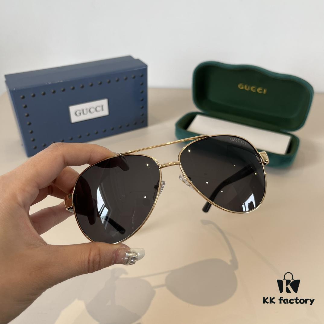6931ab9fccd8ab3d7af9ff85 Gucci New Arrival Unisex Sunglasses 🕶️, Classic Metal Single-Bridge Aviator Style