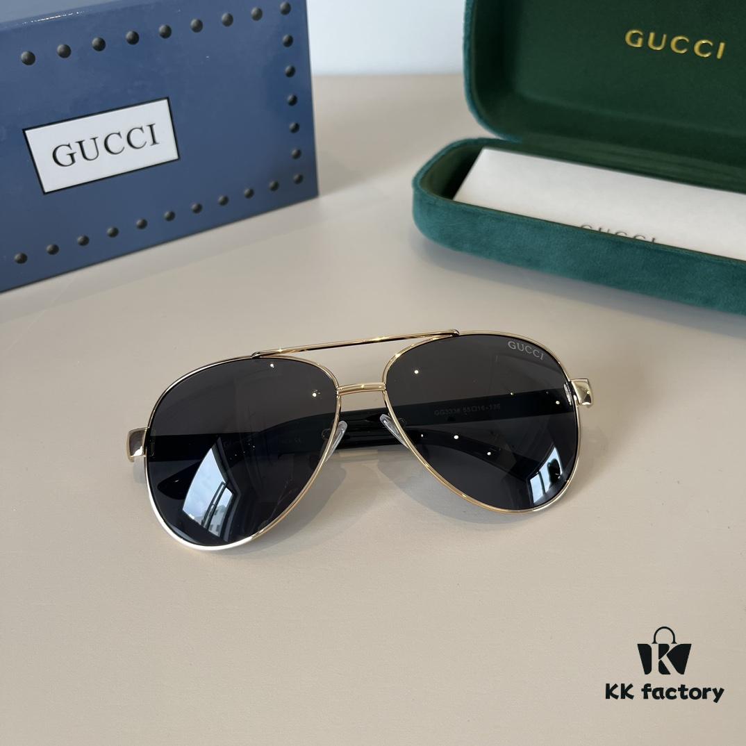 6931ab9fccd8ab3d7af9ff87 Gucci New Arrival Unisex Sunglasses 🕶️, Classic Metal Single-Bridge Aviator Style