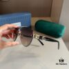 6931aba1ccd8ab3d7af9ff9b Gucci New Arrival Sunglasses 🕶️ Unisex, Extremely Comfortable Wear, Fashionable Metal Single-Bridge Aviator Round Sunglasses