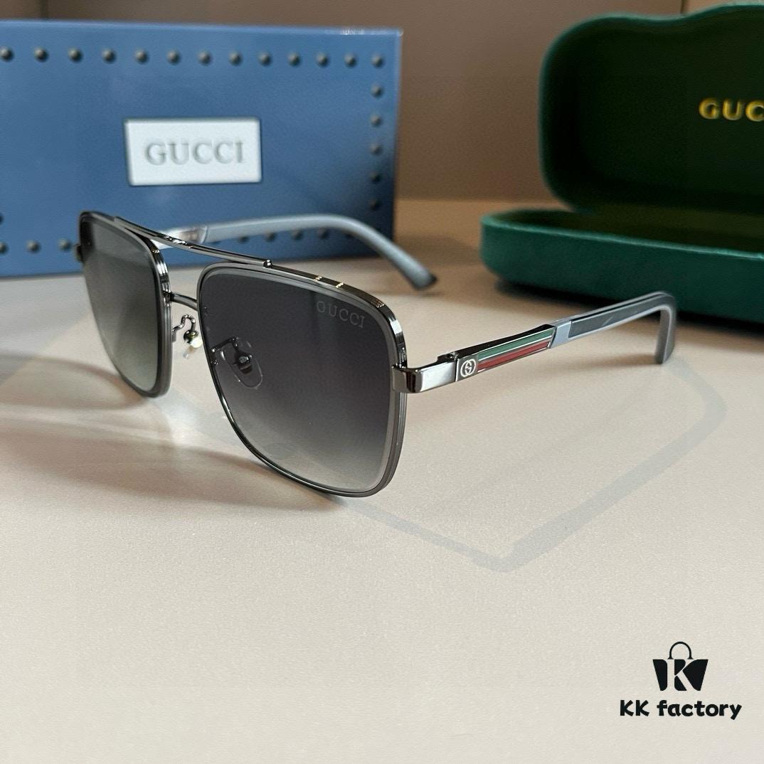 6931aba3ccd8ab3d7af9ffbc Gucci New Arrival Unisex Sunglasses 🕶️, Fashionable Metal Frame Aviator Style