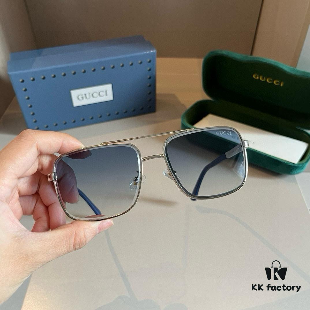 6931aba3ccd8ab3d7af9ffc6 Gucci New Arrival Sunglasses 🕶️ Unisex Classic Metal Single-Bridge Aviator Style