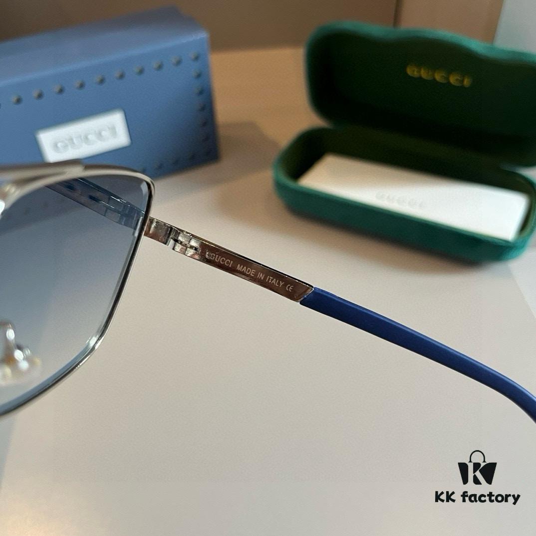 6931aba3ccd8ab3d7af9ffc7 Gucci New Arrival Sunglasses 🕶️ Unisex Classic Metal Single-Bridge Aviator Style