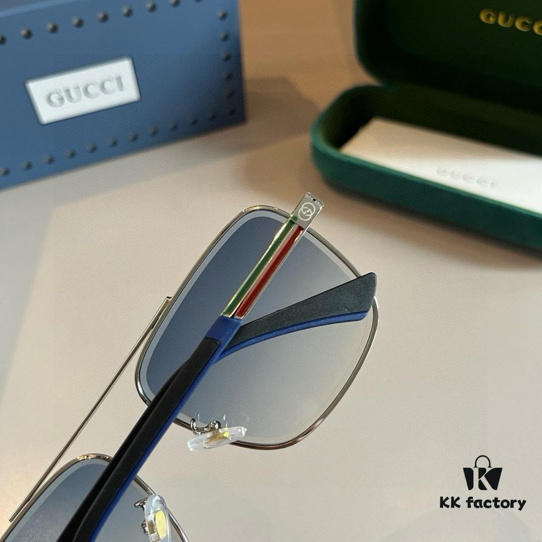 6931aba4ccd8ab3d7af9ffc9 Gucci New Arrival Sunglasses 🕶️ Unisex Classic Metal Single-Bridge Aviator Style