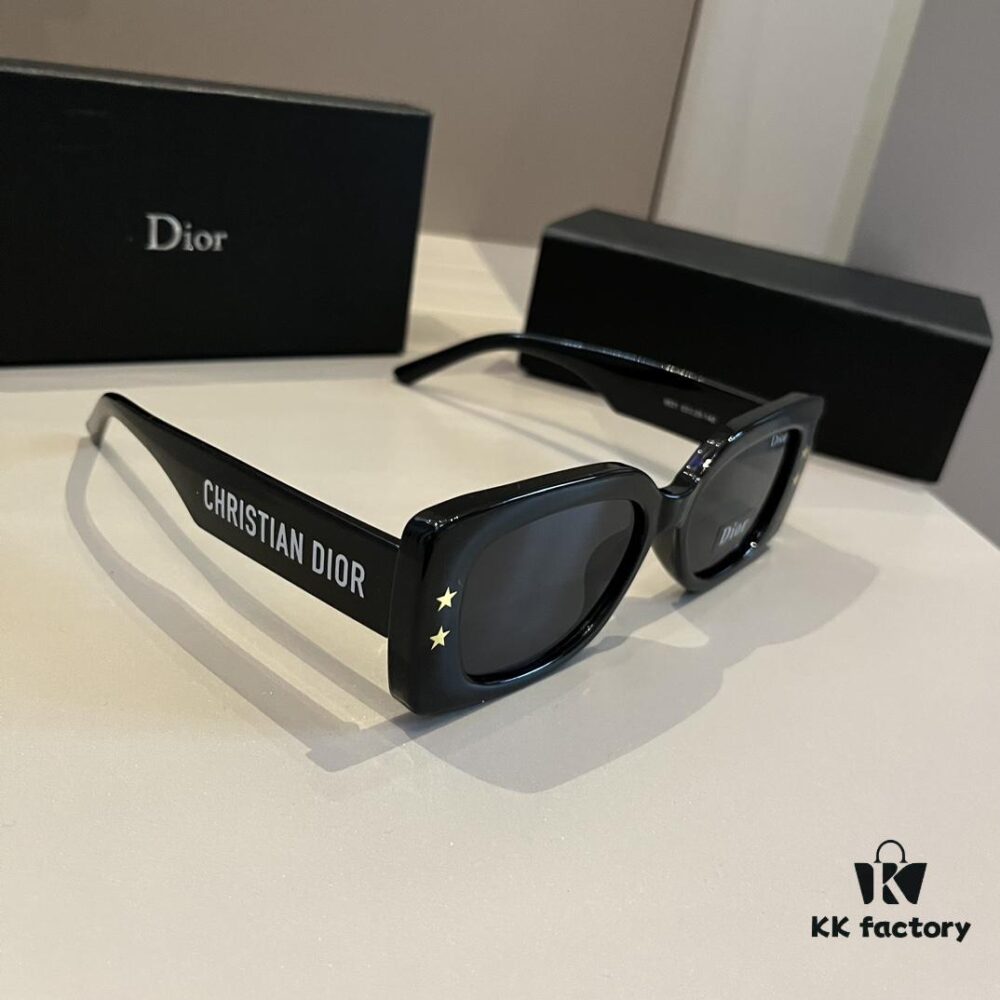 6931abc3ccd8ab3d7afa01a8 Sunglasses Alert! DIOR Dior Pacific S1U in Stylish Rectangular Frame with Blue-White Color Blocking and Star Motif