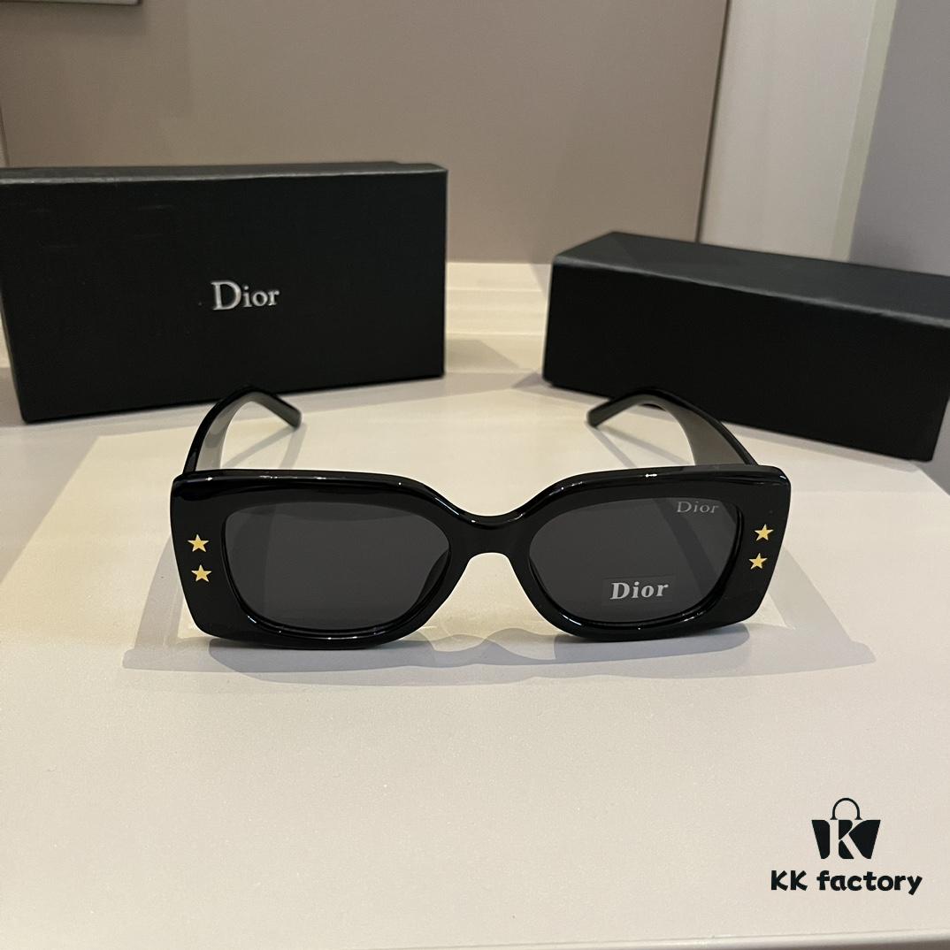 6931abc3ccd8ab3d7afa01a9 Sunglasses Alert! DIOR Dior Pacific S1U in Stylish Rectangular Frame with Blue-White Color Blocking and Star Motif