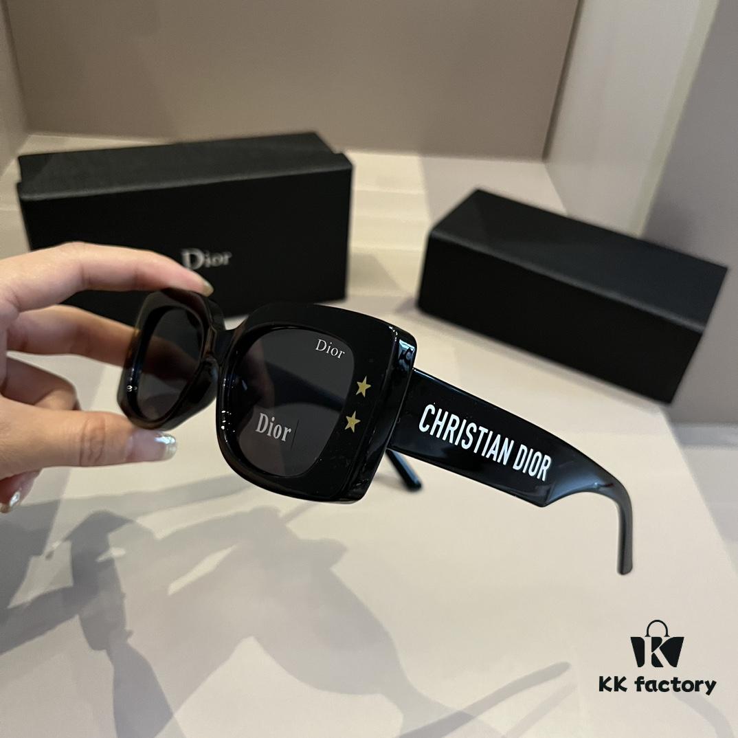 6931abc3ccd8ab3d7afa01ab Sunglasses Alert! DIOR Dior Pacific S1U in Stylish Rectangular Frame with Blue-White Color Blocking and Star Motif