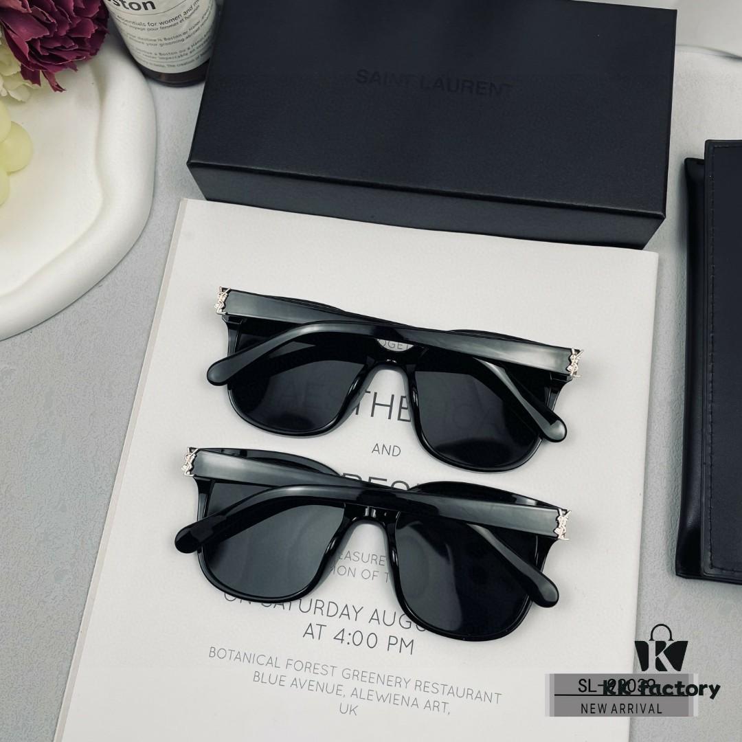 6931abd5ccd8ab3d7afa02c2 YSL Saint Laurent Sunglasses with Polaroid HD Lenses, TR90 Frame, Lightweight and Comfortable, Size 57-16-148, Stylish UV Protection for Travel and Driving