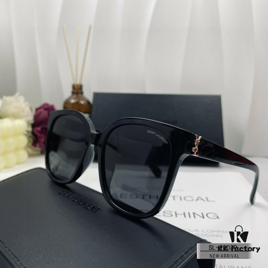 6931abd5ccd8ab3d7afa02c3 YSL Saint Laurent Sunglasses with Polaroid HD Lenses, TR90 Frame, Lightweight and Comfortable, Size 57-16-148, Stylish UV Protection for Travel and Driving