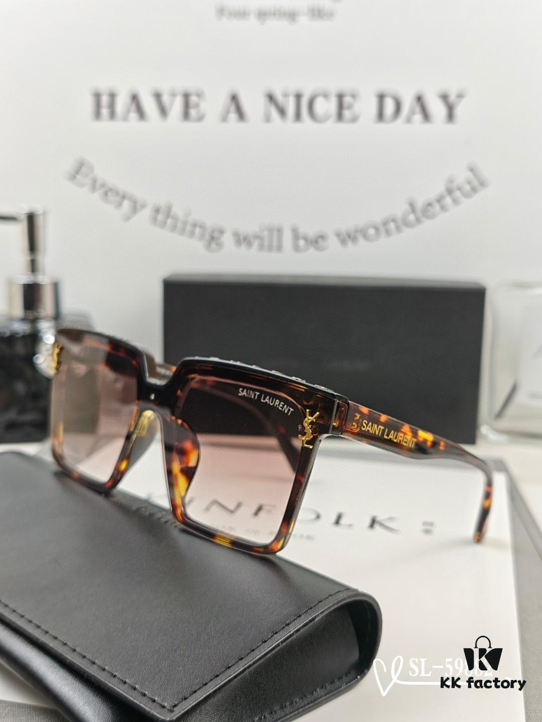 6931abd5ccd8ab3d7afa02cd YSL Saint Laurent Sunglasses with Polaroid HD Lenses, TR90 Frame, Lightweight and Comfortable, Model 59882