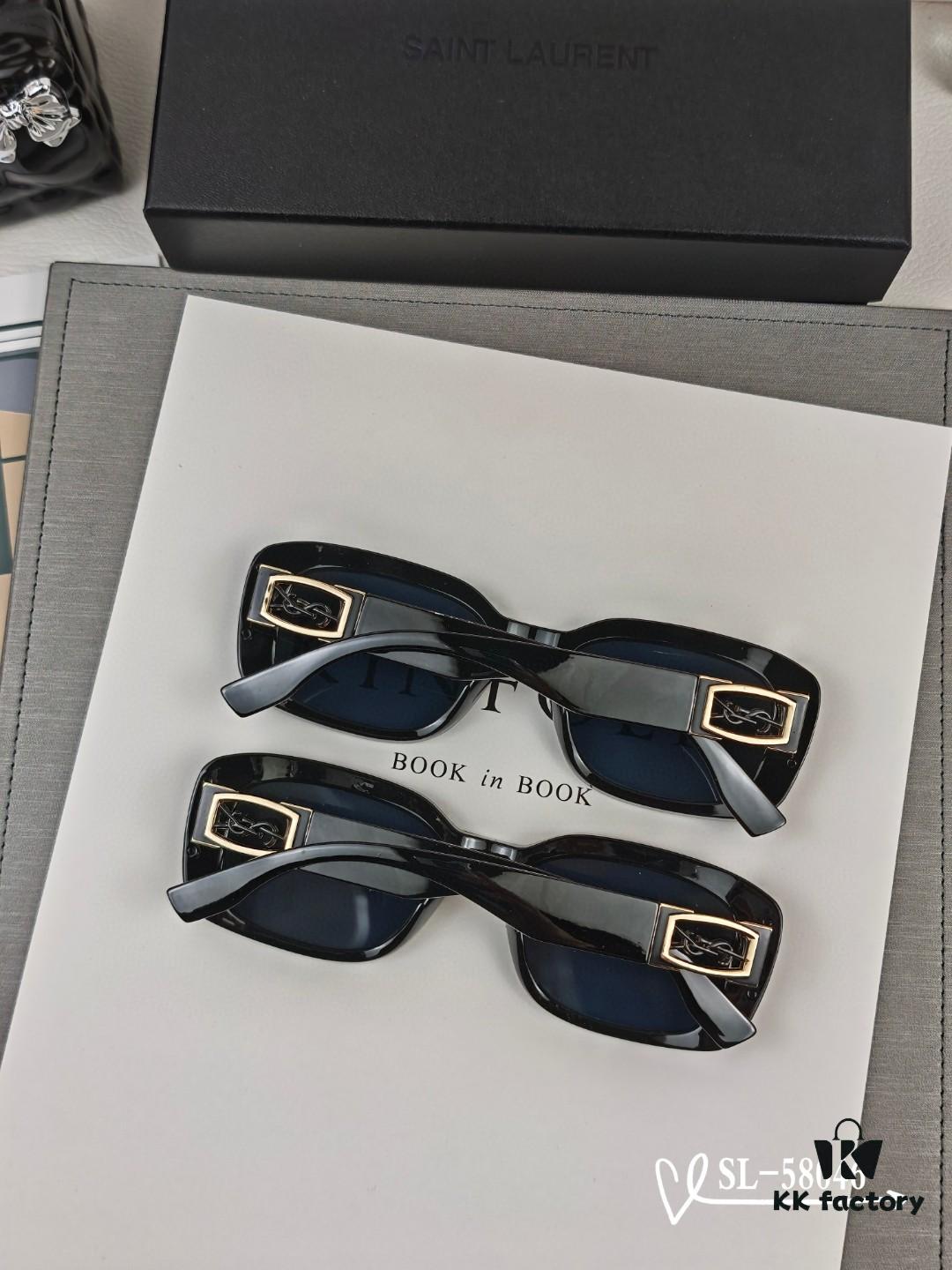 6931abd7ccd8ab3d7afa02e5 YSL Saint Laurent Sunglasses with Polaroid HD Lenses, TR90 Frame Lightweight and Comfortable, Size 57-16-148, Stylish UV Protection Sun Glasses for Travel and Driving
