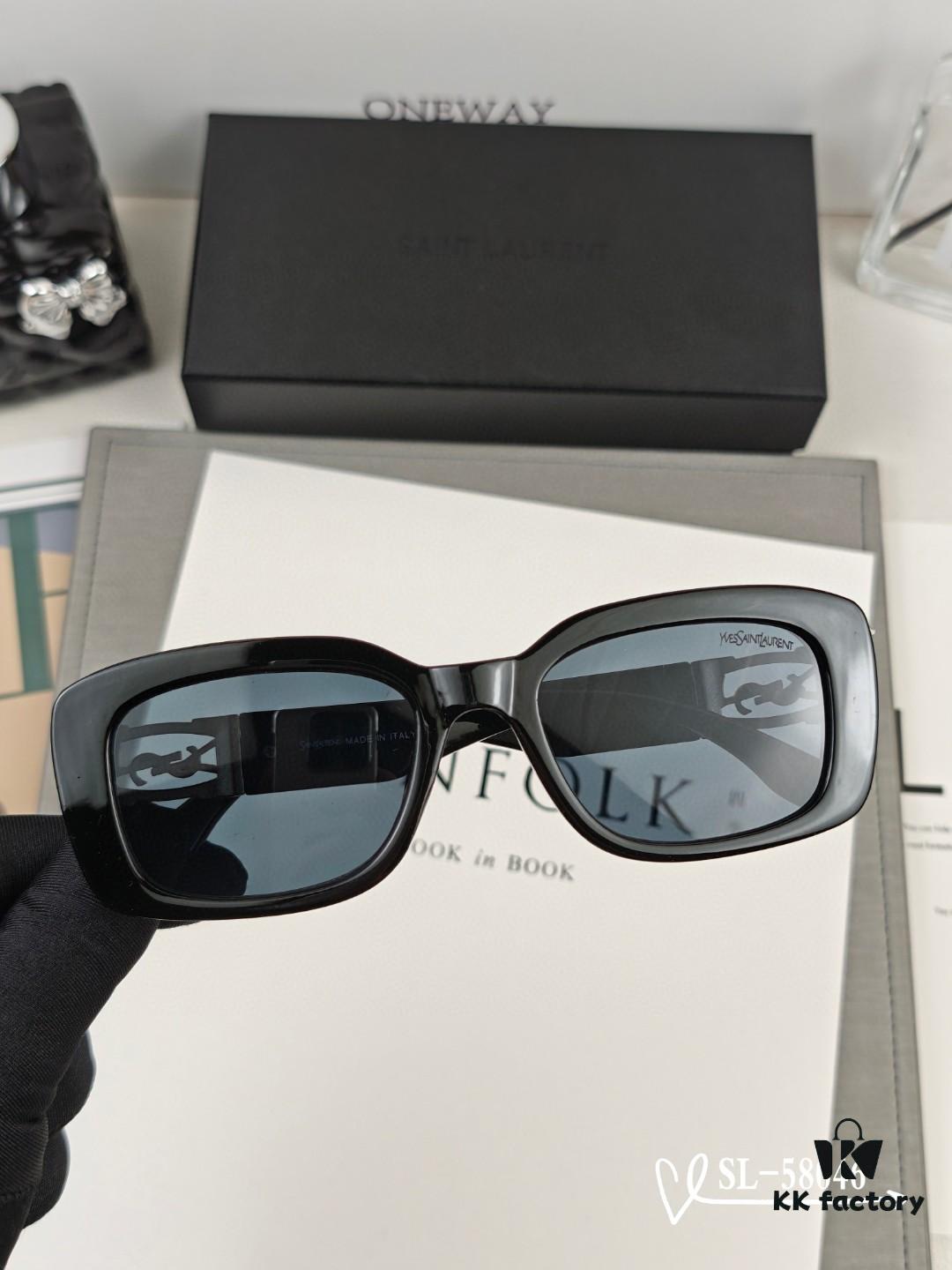 6931abd7ccd8ab3d7afa02e7 YSL Saint Laurent Sunglasses with Polaroid HD Lenses, TR90 Frame Lightweight and Comfortable, Size 57-16-148, Stylish UV Protection Sun Glasses for Travel and Driving