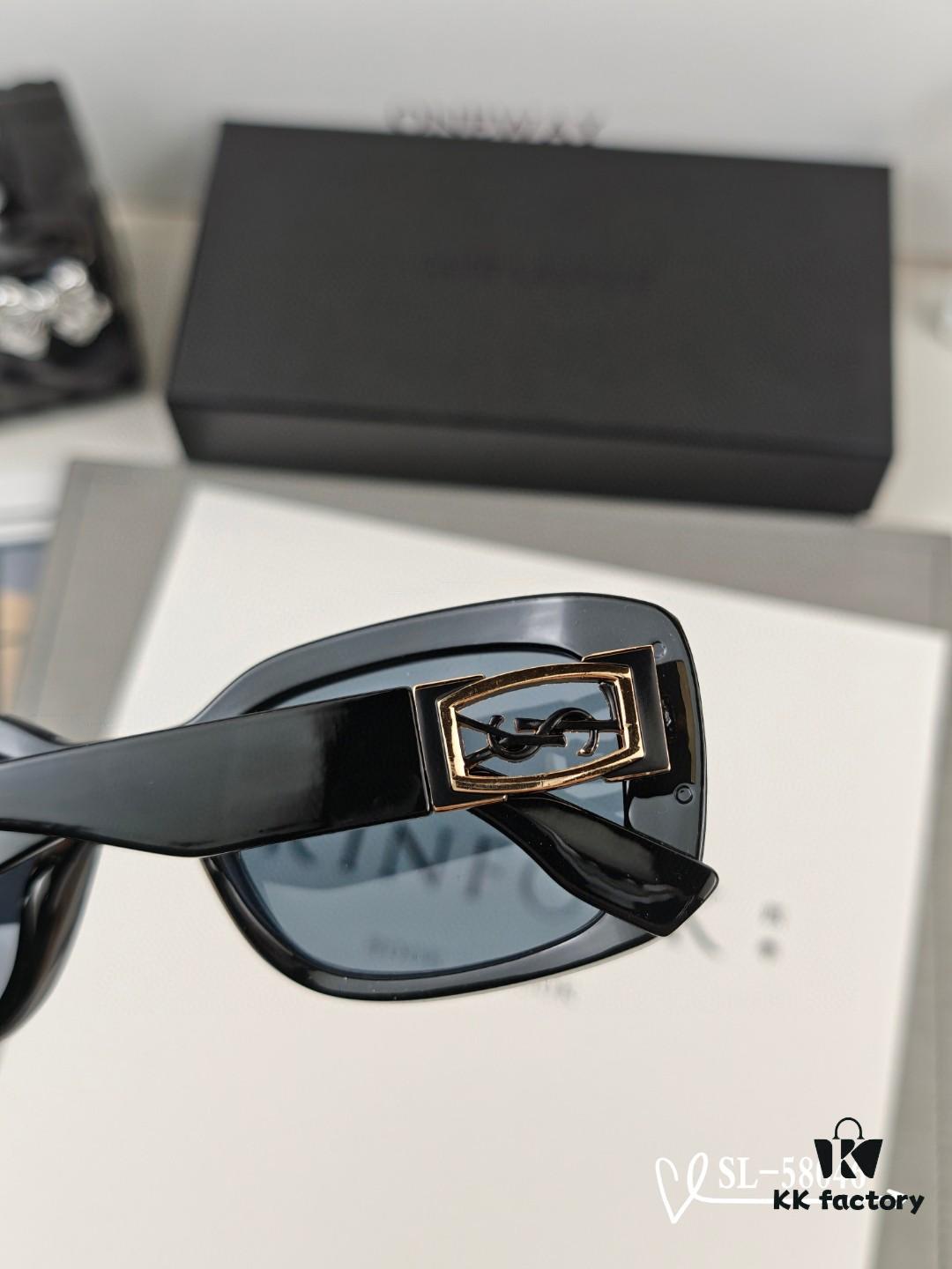 6931abd7ccd8ab3d7afa02e8 YSL Saint Laurent Sunglasses with Polaroid HD Lenses, TR90 Frame Lightweight and Comfortable, Size 57-16-148, Stylish UV Protection Sun Glasses for Travel and Driving