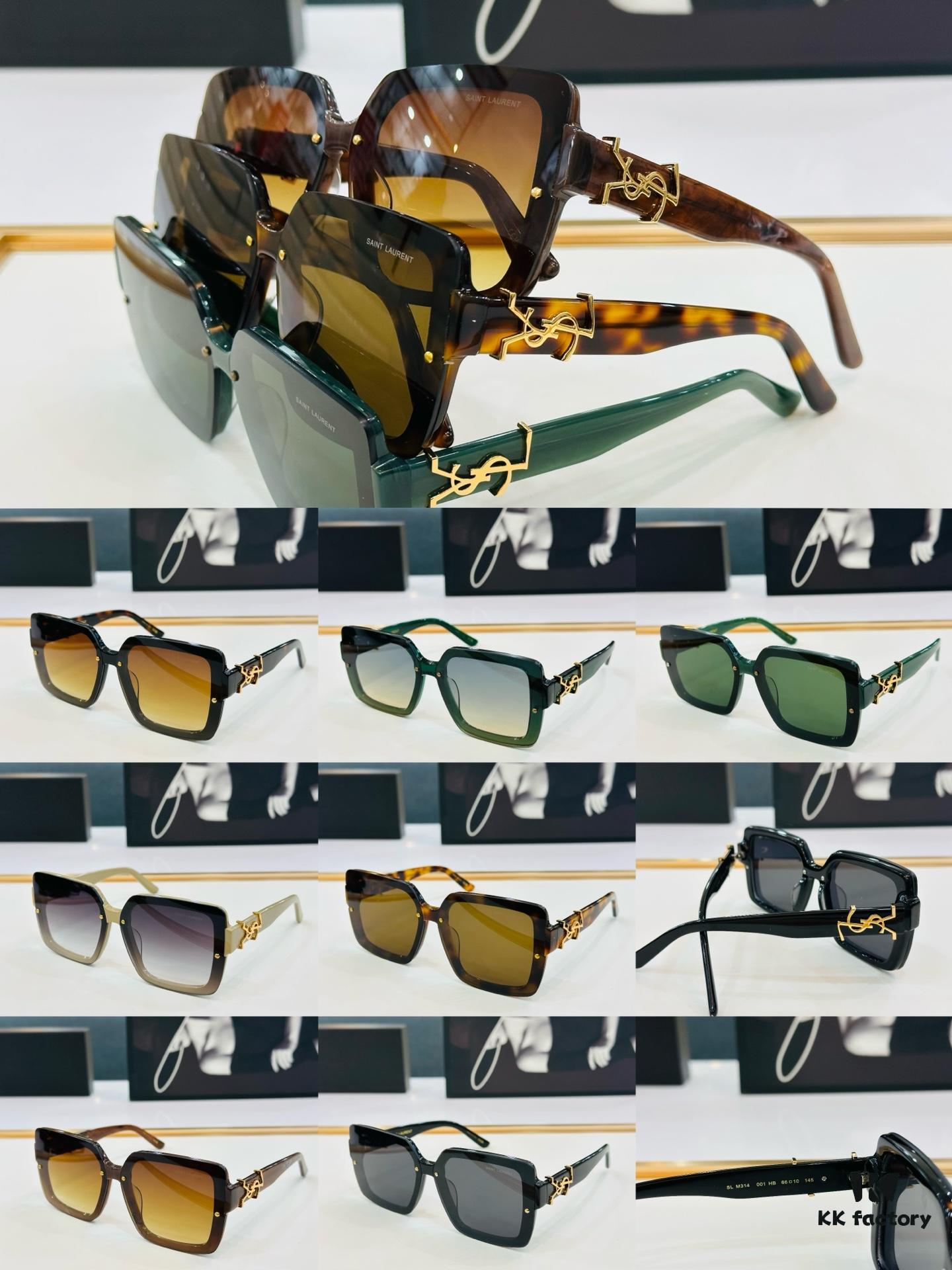 6931abd8ccd8ab3d7afa02f4 Influencer Hit Saint Laurent 💫SL M314💫 Size: 66 □ 10-145 Plastic Frame Design K Playful and Sweet with Excellent Quality Sunglasses
