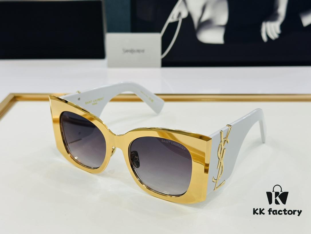 Viral Hit YSL M245 Size: 54-20-145 Acetate Frame K Playful and Sweet Style Premium Quality Sunglasses