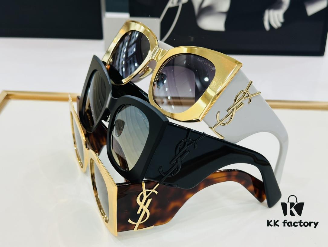 Viral Hit YSL M245 Size: 54-20-145 Acetate Frame K Playful and Sweet Style Premium Quality Sunglasses