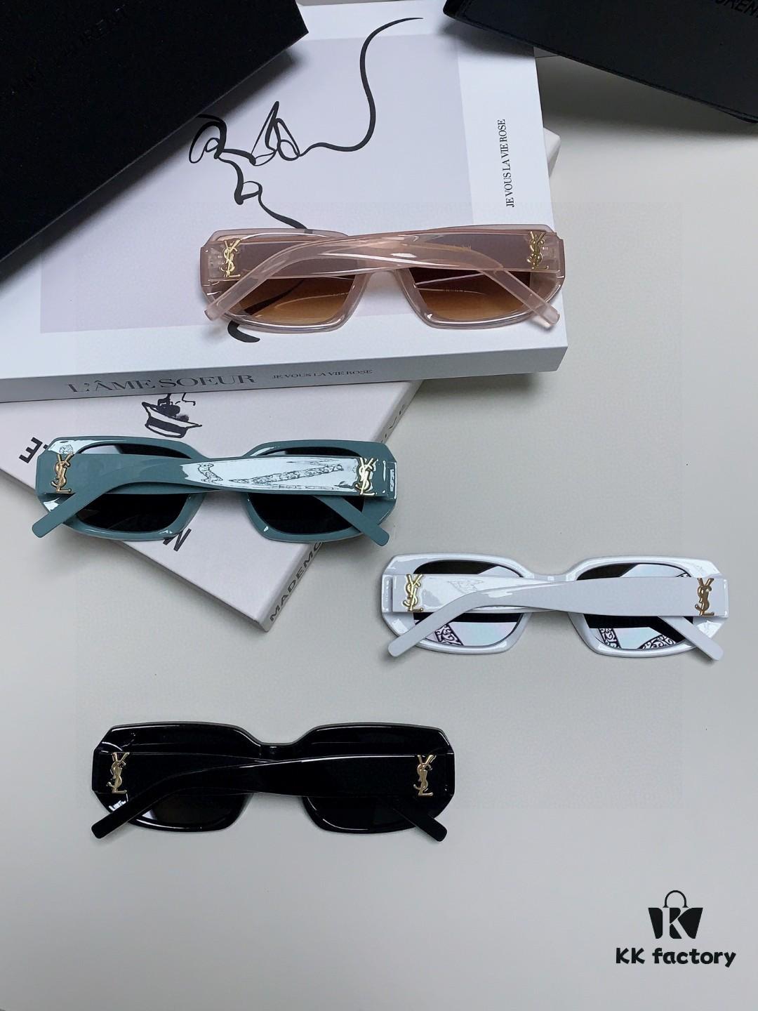 YSL / Saint Laurent Women's Cat-Eye Fashion Sports Blue Light Blocking Sunglasses