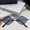 6931abddccd8ab3d7afa034b YSL Saint Laurent Polygonal Lightweight Alloy Thin Frame Sunglasses for Women, Novelty Design Spring and Summer New Arrival