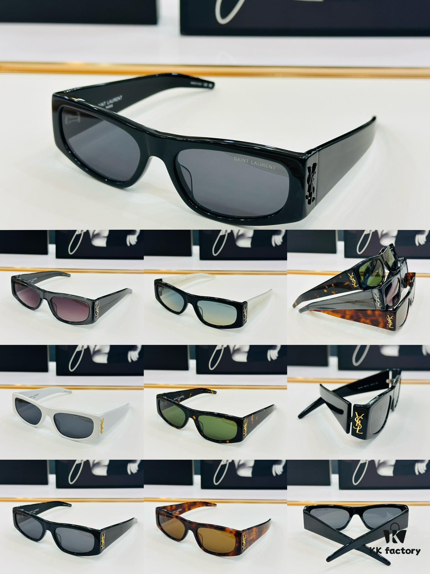 6931abdeccd8ab3d7afa035a Trendy Best-selling Yves Saint Laurent 💫SL8192💫 Size: 66□13-135 Plastic Frame Design 💎❤️ Playful and Sweet, Excellent Texture, High Quality, Eyeglasses Sunglasses