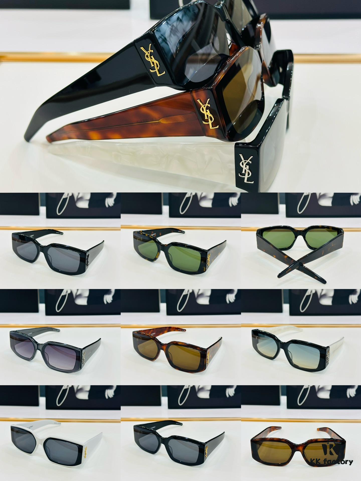 6931abdfccd8ab3d7afa0363 Trendy Best-Selling YSL SL8192 Size: 66 □ 13-135 Plastic Frame Design Cute and Sweet with Excellent Quality Sunglasses Eyewear