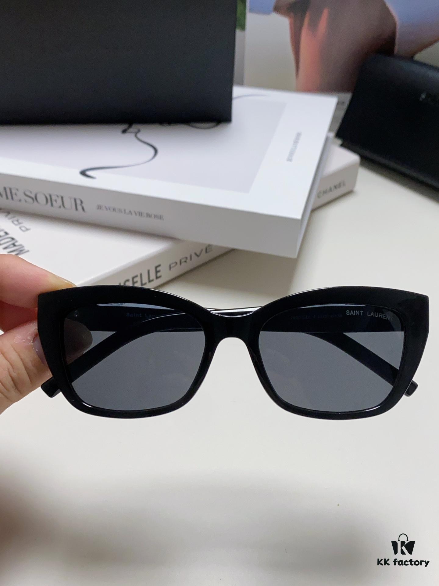 6931abdfccd8ab3d7afa036a YSL Saint Laurent 2024 New Cat-Eye Sunglasses for Women, High-End UV Protection Polarized Sun Glasses, Trendsetting Influencer Favorite Women's Eyewear