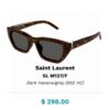 YSL Saint Laurent 2024 New Cat-Eye Sunglasses for Women, High-End UV Protection Polarized Sun Glasses, Influencer-Favorite Women's Sunglasses
