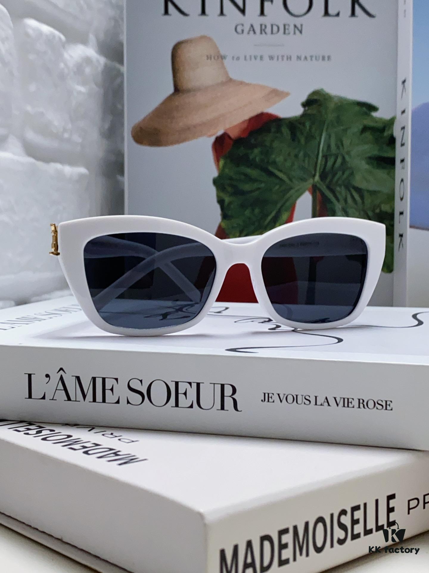 6931abe1ccd8ab3d7afa037c YSL Saint Laurent 2024 New Cat-Eye Sunglasses for Women, High-End UV Protection Polarized Sun Glasses, Influencer-Favorite Women's Sunglasses