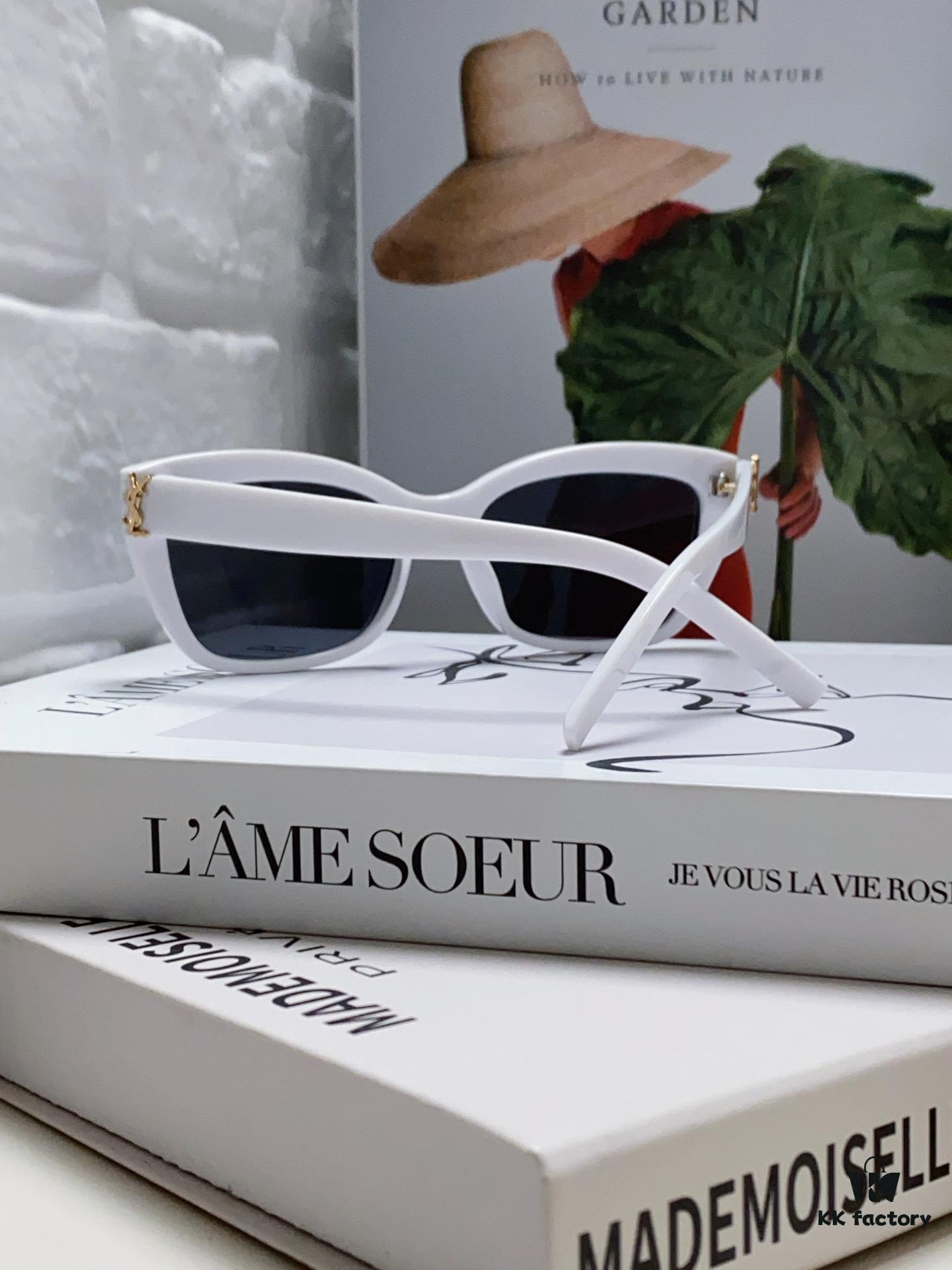 6931abe1ccd8ab3d7afa037d YSL Saint Laurent 2024 New Cat-Eye Sunglasses for Women, High-End UV Protection Polarized Sun Glasses, Influencer-Favorite Women's Sunglasses