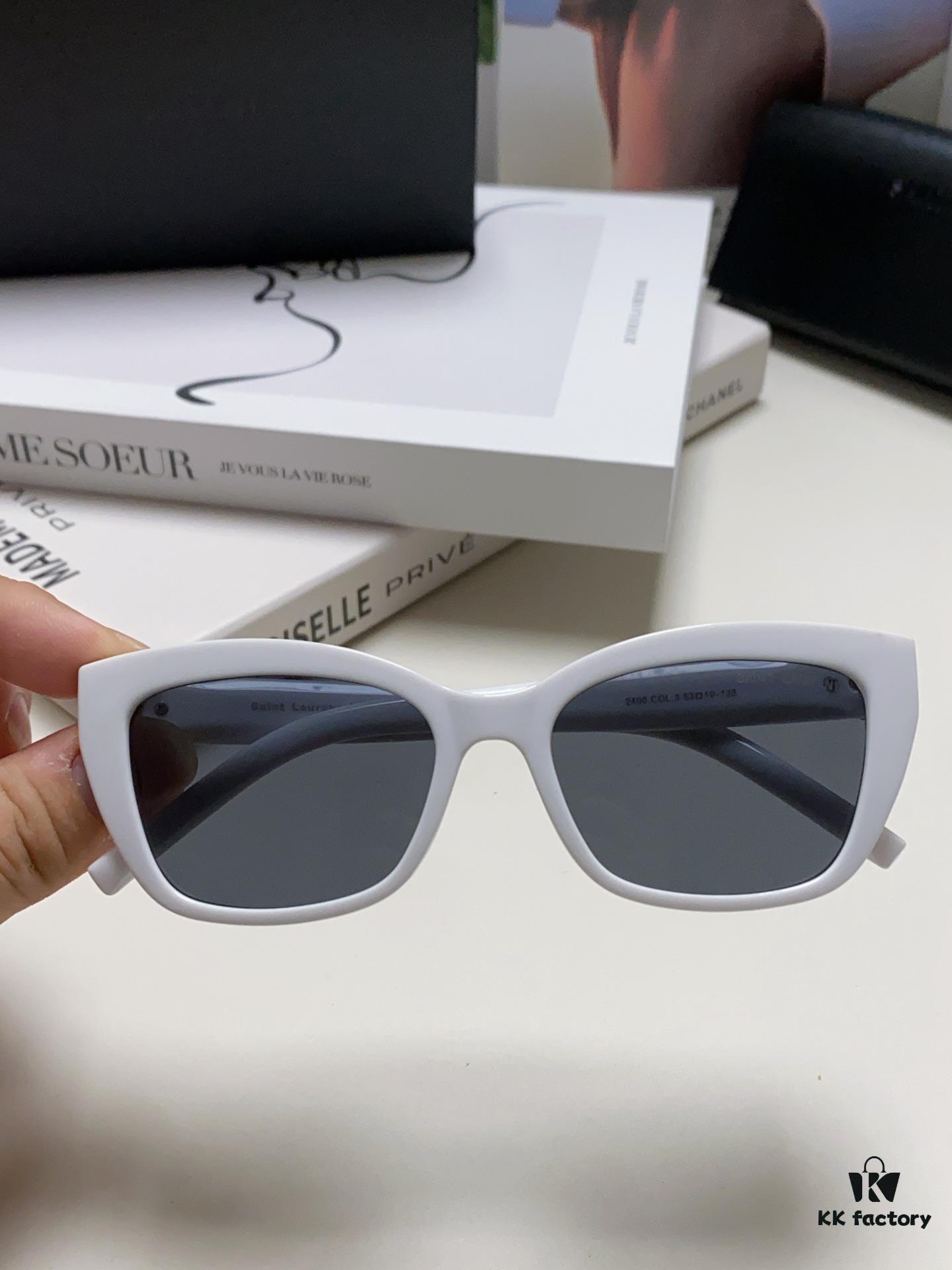 6931abe1ccd8ab3d7afa037e YSL Saint Laurent 2024 New Cat-Eye Sunglasses for Women, High-End UV Protection Polarized Sun Glasses, Influencer-Favorite Women's Sunglasses