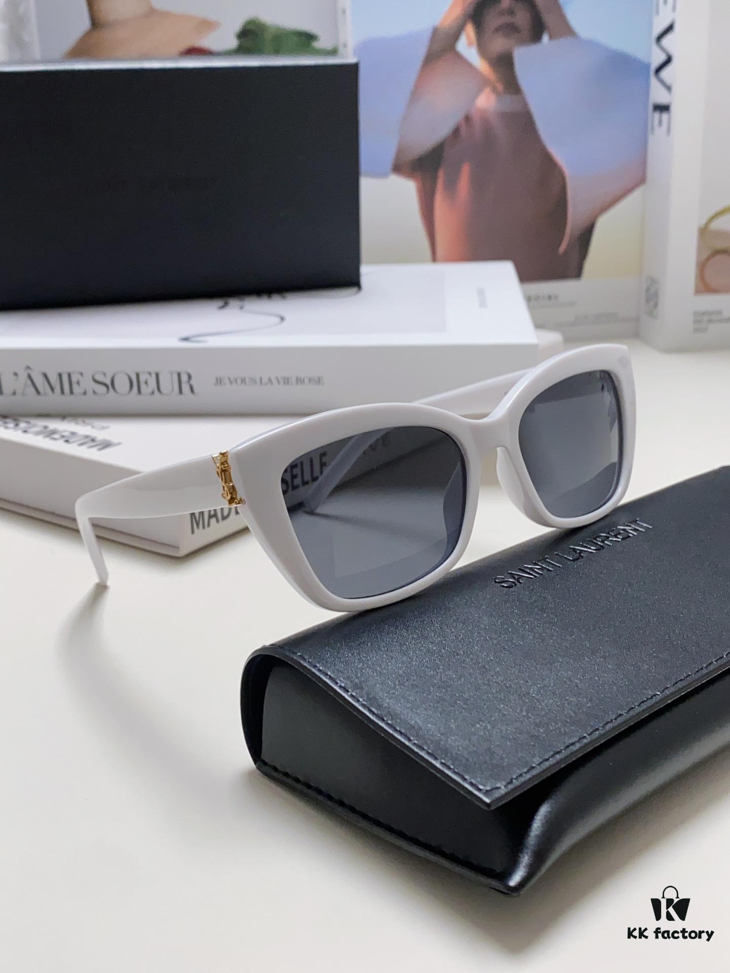 6931abe1ccd8ab3d7afa0382 YSL Saint Laurent 2024 New Cat-Eye Sunglasses for Women, High-End UV Protection Polarized Sun Glasses, Influencer-Favorite Women's Sunglasses