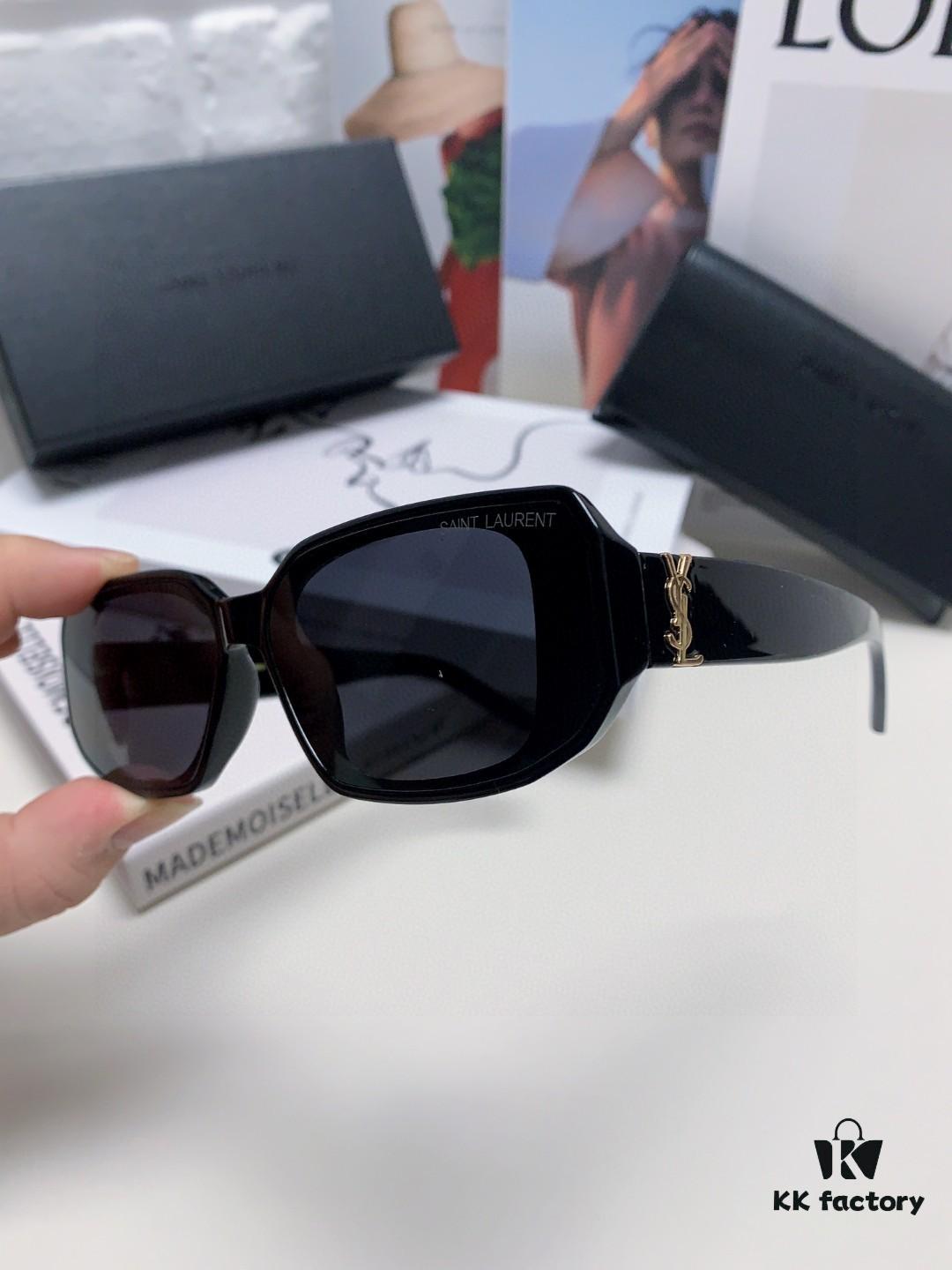 YSL / Saint Laurent Women's Cat-Eye Fashion Sports Blue Light Blocking Sunglasses
