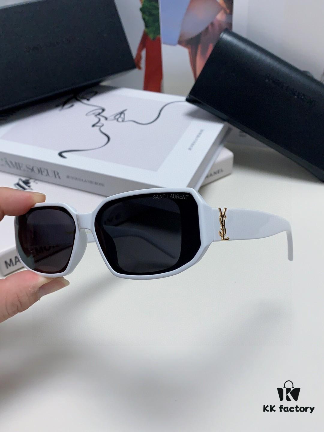 6931abe2ccd8ab3d7afa0397 YSL Saint Laurent Women's Cat-Eye Fashion Sports Blue Light Blocking Sunglasses