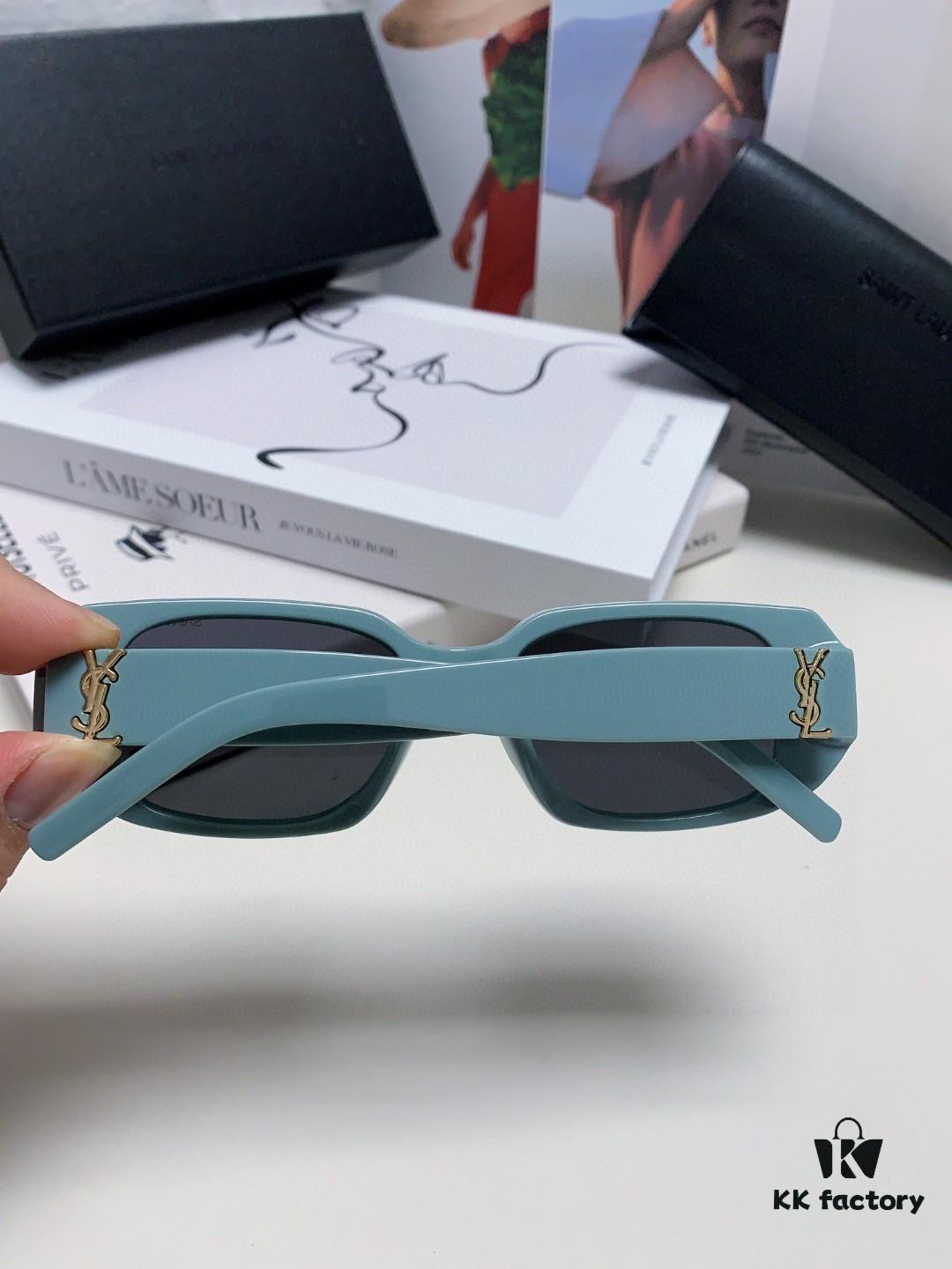6931abe3ccd8ab3d7afa03a0 YSL Saint Laurent Women's Cat-Eye Fashion Sports Blue Light Blocking Sunglasses