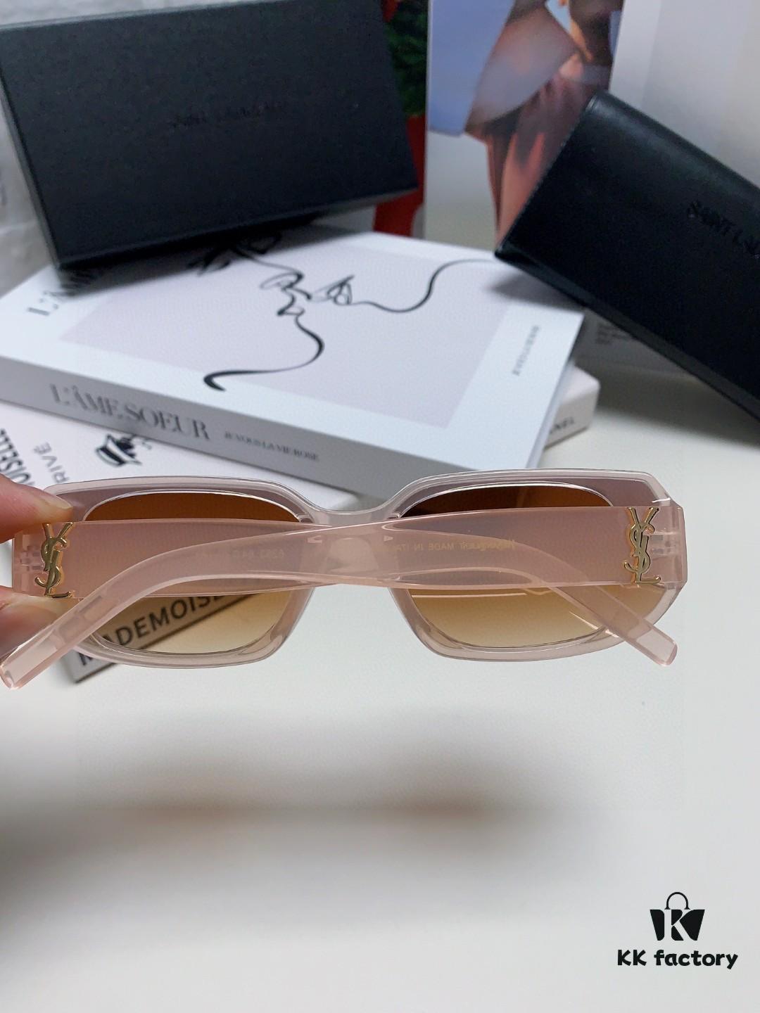 6931abe4ccd8ab3d7afa03aa YSL Saint Laurent Women's Cat-Eye Fashion Sports Blue Light Blocking Sunglasses