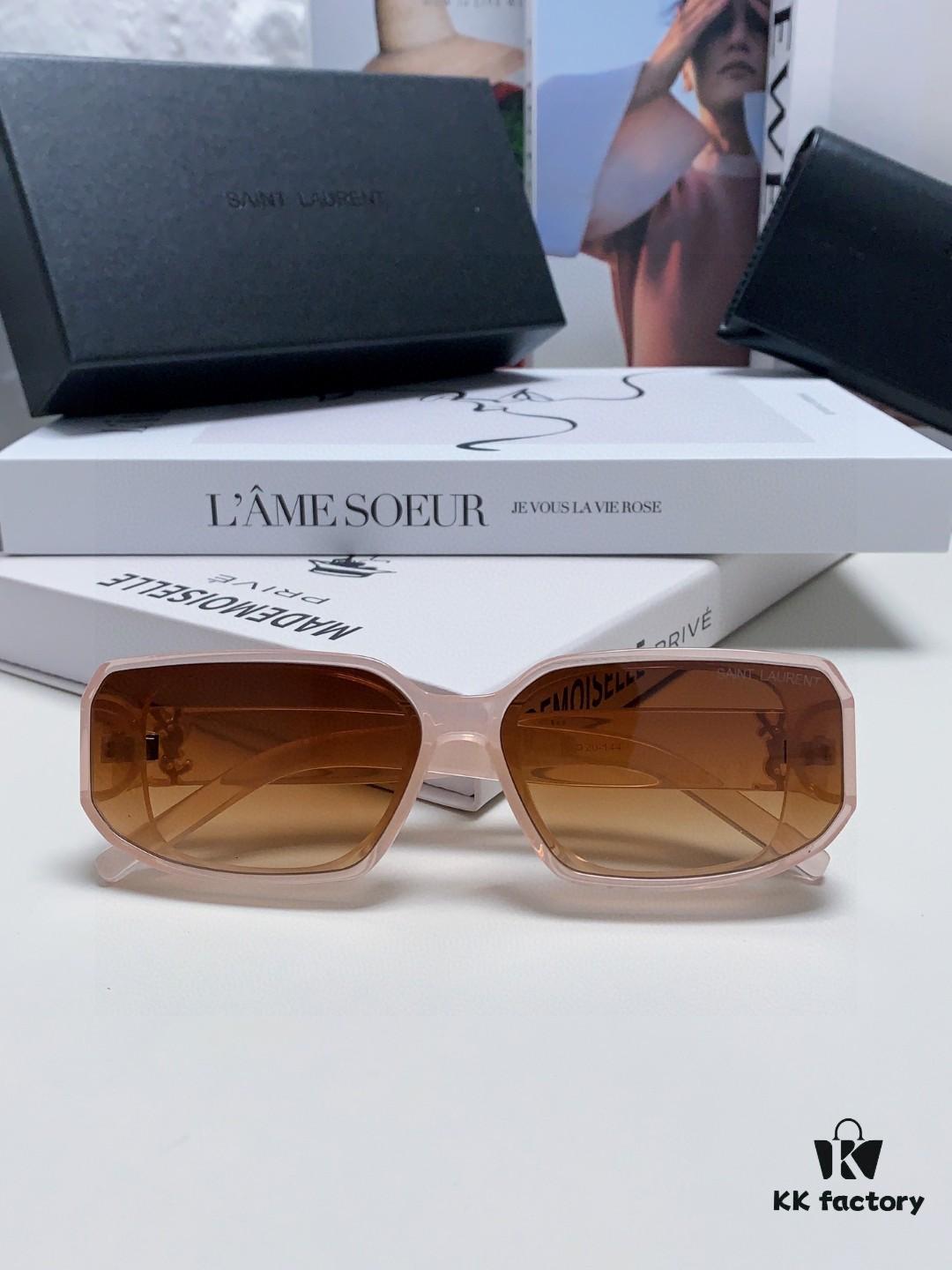 6931abe4ccd8ab3d7afa03ac YSL Saint Laurent Women's Cat-Eye Fashion Sports Blue Light Blocking Sunglasses