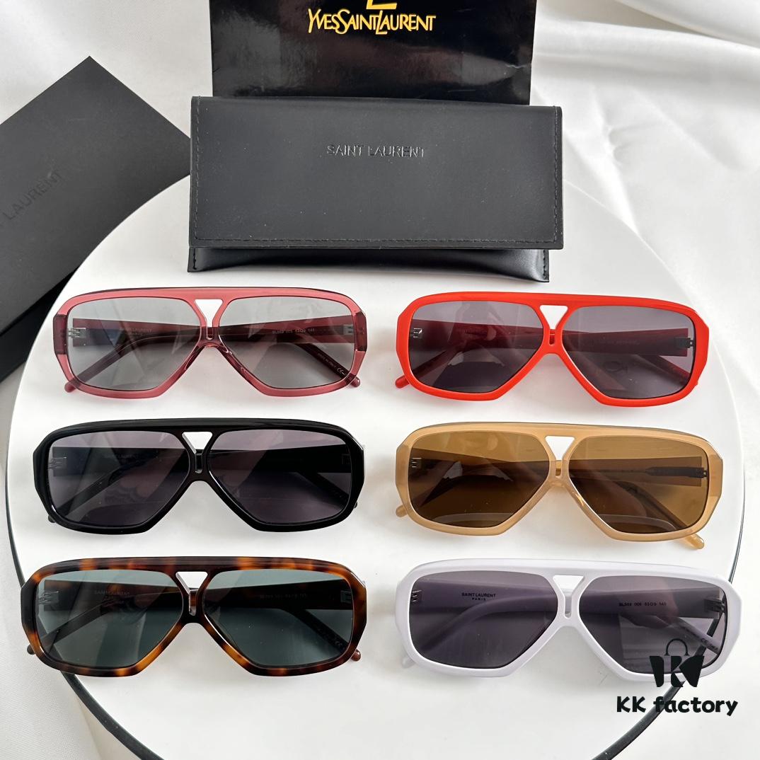 New Arrival Original YSL / Saint Laurent Havana Brown SL 569 Y Women's Mid-Tone Sunglasses