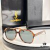 6931abe6ccd8ab3d7afa03ce YSL Saint Laurent Transparent Yellow Square Sunglasses, Lightweight Fashion Sun Glasses SL545, Influencer Style 2023 New Arrival