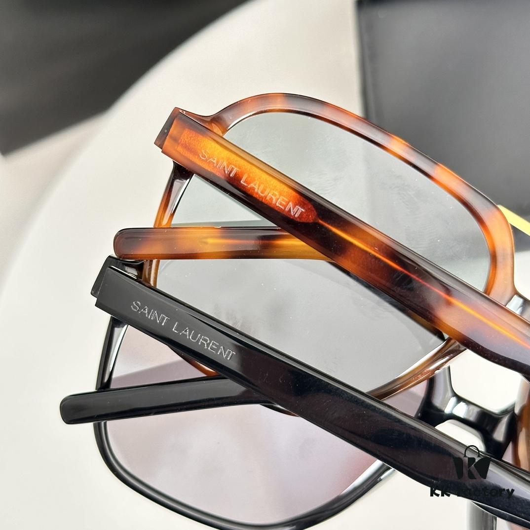 6931abe6ccd8ab3d7afa03d2 YSL Saint Laurent Transparent Yellow Square Sunglasses, Lightweight Fashion Sun Glasses SL545, Influencer Style 2023 New Arrival